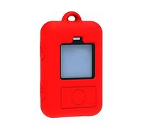 Custodia protettiva in silicone per telecomando impermeabile intelligente GPS per Insta360 X2/X3/RS, accessori antipolvere e antigoccia della manica della copertura per la videocamera d'azione (Rosso)