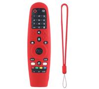 Custodia protettiva in silicone per telecomando LG AN-MR600 / LG AN-MR650 / AN-MR18BA / AN-MR19BA LG AN-MR20GA - Custodia protettiva in silicone per telecomando LG Magic TV, antiscivolo, colore: rosso