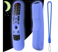 Custodia protettiva in silicone per telecomando LG MR21GA MR22GA MR23GA AKB76036504 AKB76039901 per LG Smart TV antiurto Magic Remote Control Custodia antiscivolo lavabile (blu luminoso)