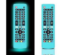 Custodia protettiva in silicone per telecomando LG TV Glow in The Dark, cover remota LG Smart TV AKB75095307/AKB75375604/AKB74915305 (blu brillante) - 【Confezione da 2 pezzi】