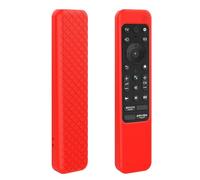 Custodia protettiva in silicone per telecomando Sony RMF-TX800U, lavabile, antipolvere, antiscivolo, antiurto, per telecomando vocale TV Sony serie X80K X90K X95K Ultra HD 4K (rosso)