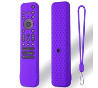 Custodia protettiva in silicone per telecomando Sony RMF-TX810U/RMF-TX811U/RMF-TX910U, antiurto, antiscivolo, con cordino (viola)