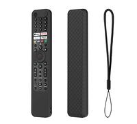Custodia protettiva in silicone per telecomando TV per Sony RMF TX600C TX600P TX600U TX600E TX621P TX621E TX520U TX520P Series Remote Controller Soft Dust Cover con cordino (nero)