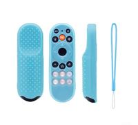 Custodia protettiva in silicone per telecomando VIZIO XRT290 con dettagli luminosi e struttura antiurto spessa (blu luminoso)