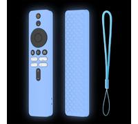 Custodia protettiva in silicone per telecomando Xiaomi Mi TV Box S di seconda generazione, antiurto, guscio di ricambio (blu luminoso)