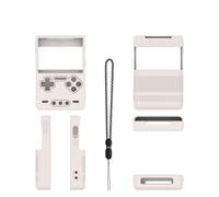 Custodia protettiva in silicone per Trimui Brick Gaming Console Protezione goccia Semplice colore solido, Console di gioco portatile Custodia protettiva morbida (white)