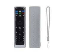 Custodia protettiva in silicone per VIZIO XRT140R/136R, cover per telecomando, cover protettiva per Smart TV con cordino (solo custodia) (Bianco)