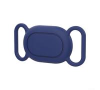 Custodia protettiva in silicone per Xiaomi Smart Tag, impermeabile, supporto anti-perdita per collare per animali domestici, accessori robusti per proteggere il tracker (blu navy)