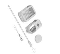 Custodia protettiva in silicone resistente agli urti per action camera con fori di ventilazione, copertura per obiettivo e cinturino da polso, copertura antiurto in silicone
