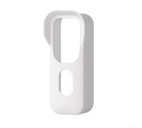 Custodia protettiva in silicone resistente alle intemperie compatibile con videocitofono tutto nuovo 2025, copertura flessibile della pelle, supporta le visioni notturne, facile installazione, (bianco