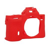 Custodia protettiva in silicone resistente estensibile per fotocamera digitale per A7R A7 A7S Resistente lavabile antiscivolo Giallo Rosso Camouflage (Rossa)