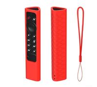 Custodia protettiva in silicone sagomata per telecomando TV Pro, con esclusione della polvere, assorbimento degli urti e miglioramento della presa (rosso)