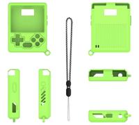 Custodia protettiva in silicone su misura per GKD Pixel 2 per console di gioco portatile MINI con definizione dei bordi raffinata (verde)
