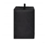 Custodia protettiva in tessuto Oxford 600D per macchina del ghiaccio e macchina per granite con borsa, antipolvere e impermeabile, adatta per FS301 e NC701, nero, pieghevole, 43 x 27 x 46 cm (B)