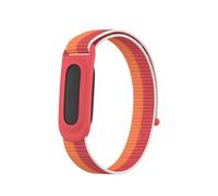 Custodia protettiva in TPU con passante in nylon per il modello Fitbit Air (Red-orange)
