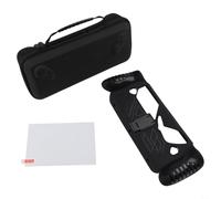Custodia protettiva in TPU con pellicola protettiva e borsa per il trasporto per console portatile Rog per Xbox X, copertura ammortizzante in tonalità bianca (bianco)