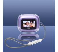 Custodia protettiva in TPU morbido compatibile con JBL Live Buds3Case, custodia protettiva portatile antigraffio e antiurto con cinturino.