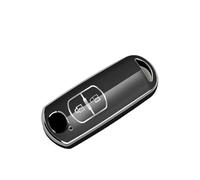 Custodia Protettiva In TPU Per Chiave Auto Per Mazda 2 3 6 Per Atenza Per Axela Per Demio CX-5 CX5 CX-3 CX7 CX-9 2015-2019 JHVVBFWF(2 Button Black)