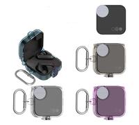 Custodia protettiva in TPU per CMF Buds Pro 2, custodia protettiva morbida per auricolari, custodia protettiva con gancio, accessori di protezione a tutto tondo (grigio)