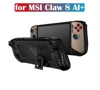 Custodia protettiva in TPU per MSI Claw 8 AI + 2025 Custodia per console di gioco Custodia protettiva morbida antiurto con cavalletto Accessori di gioco