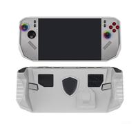 Custodia protettiva in TPU per MSI Claw A8 BZ2EM con cavalletto progettata per proteggere dall'usura quotidiana (bianco)