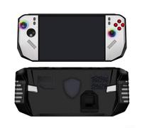 Custodia protettiva in TPU per MSI Claw A8 con cavalletto, protezione paraurti morbida sottile per console di gioco portatile, accessorio antiscivolo 30,5 x 13 cm (nero)