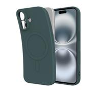Just in Case | Custodia per iPhone 17 in TPU verde compatibile con MagSafe e supporto pieghevole