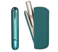 Custodia Protettiva + Laterale Cover Set per IQOS iluma/ILUMA i, di accessori in silicone/plastica ABS (Green)