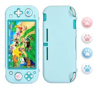 Custodia protettiva liscia come la seta e antiurto per Nintendo Switch Lite, con 4 comodi cappucci per le levette analogiche.