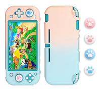 Custodia protettiva liscia come la seta e antiurto per Nintendo Switch Lite, con 4 comodi cappucci per le levette analogiche.