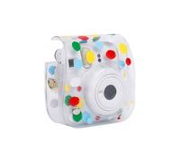 Custodia protettiva - LOVEINSTANT - SB7892 - Pois colorati - Compatibile con FujiFilm INSTAX Mini 12