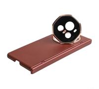 Custodia protettiva magnetica in vetro temperato e protezione completa per Honor V3, combinando sicurezza dello schermo e protezione del telefono in un unico pacchetto sottile (rosso-privacy)