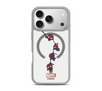 Custodia protettiva magnetica MagSafe con cartone animato Marvel Spider-Man compatibile con iPhone 17/17 Pro Max/16/17 Pro/15/14/16 Plus/17 Air/13/15 Pro/12/15 Plus. Ideale per studenti, questa custod