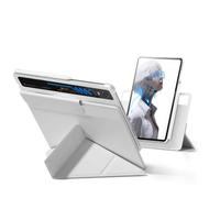 Custodia protettiva magnetica per RedMagic Astra 2, staffa di supporto pieghevole a Y per tablet, custodia protettiva all-inclusive, custodia protettiva in PC sottile e leggera, bianca