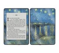 Custodia protettiva MightySkins Glossy Glitter per Kindle Paperwhite 2018, modello impermeabile - Over The Rhone | Finitura protettiva e durevole