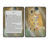 Custodia protettiva MightySkins Glossy Glitter per Kindle Paperwhite 2018, modello impermeabile - The Kiss | Finitura protettiva e durevole con g