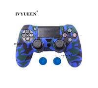 Custodia protettiva mimetica in silicone blu mimetico da 19 colori per Sony Dualshock 4 PS4 DS4 Pro Slim Controller
