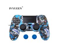 Custodia protettiva mimetica in silicone Witch-19 Colors per controller Sony Dualshock 4 PS4 DS4 Pro Slim