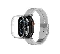 Custodia protettiva minimale trasparente per Apple Watch Ultra 3 49mm.