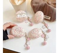 Custodia protettiva minimalista con design floreale a rose per Freebuds Clip2/molletta Auricolari Bluetooth senza fili, Freebuds Pro3/Pro4/7i, Freebuds molletta/SE2/SE3/5i/6i/Freebuds6 Auricolari Blue