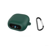 Custodia protettiva morbida per cuffie Soundcore for Liberty 5 Pro, custodia portatile con gancio resistente all'acqua, colore rosso (verde scuro)