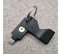 Custodia protettiva nera compatibile con Yubico Yubikey 5C NFC USB-C