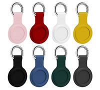 Custodia protettiva per Air Tag, Custodia protettiva in silicone per localizzatore di posizione con fibbia per AirTags Tracker (blu)