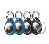 Custodia protettiva per AirTags [confezione da 4] AirTags supporto ad anello per