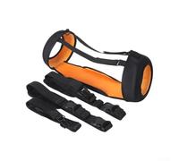 Custodia protettiva per altoparlante Jbl per Boombox 4 con design cavo traspirante e 3 spallacci regolabili per viaggi nero arancione