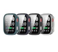Custodia protettiva per Amazfit Bip Max, custodia protettiva completa, custodia protettiva rigida in policarbonato con pellicola proteggi schermo, confezione da 4