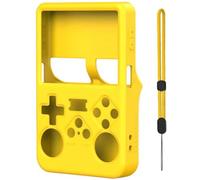 Custodia Protettiva per ANBERNIC R36S, Protezione per Console di Gioco, Cover Morbida in Silicone, Rivestimento Antigraffio, Accessori per Console di Gioco Portatile (Giallo)