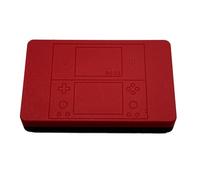 Custodia Protettiva per Anbernic RG DS,Copertura Protettiva Antiurto Custodia per Console di Gioco Portatile per Scatola di Conservazione per Anbernic RG DS (Red Top with Black Bottom)