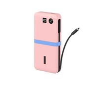 Custodia protettiva per Anker 20000 mAh 87W A1383 custodia morbida in silicone antigraffio e antipolvere (rosa)