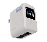 Custodia protettiva per Anker Prime 160 W, caricabatterie compatto USB-C GaN a 3 porte, custodia in silicone per caricabatterie Anker da 160 W, antiurto, antiscivolo, Smart Display Pro Cover (grigio)